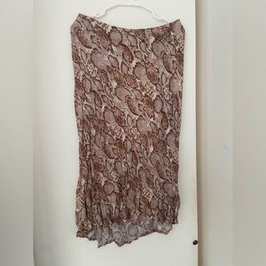 Midi snack skin skirt